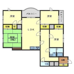 グラン・ドムール広瀬の物件間取画像